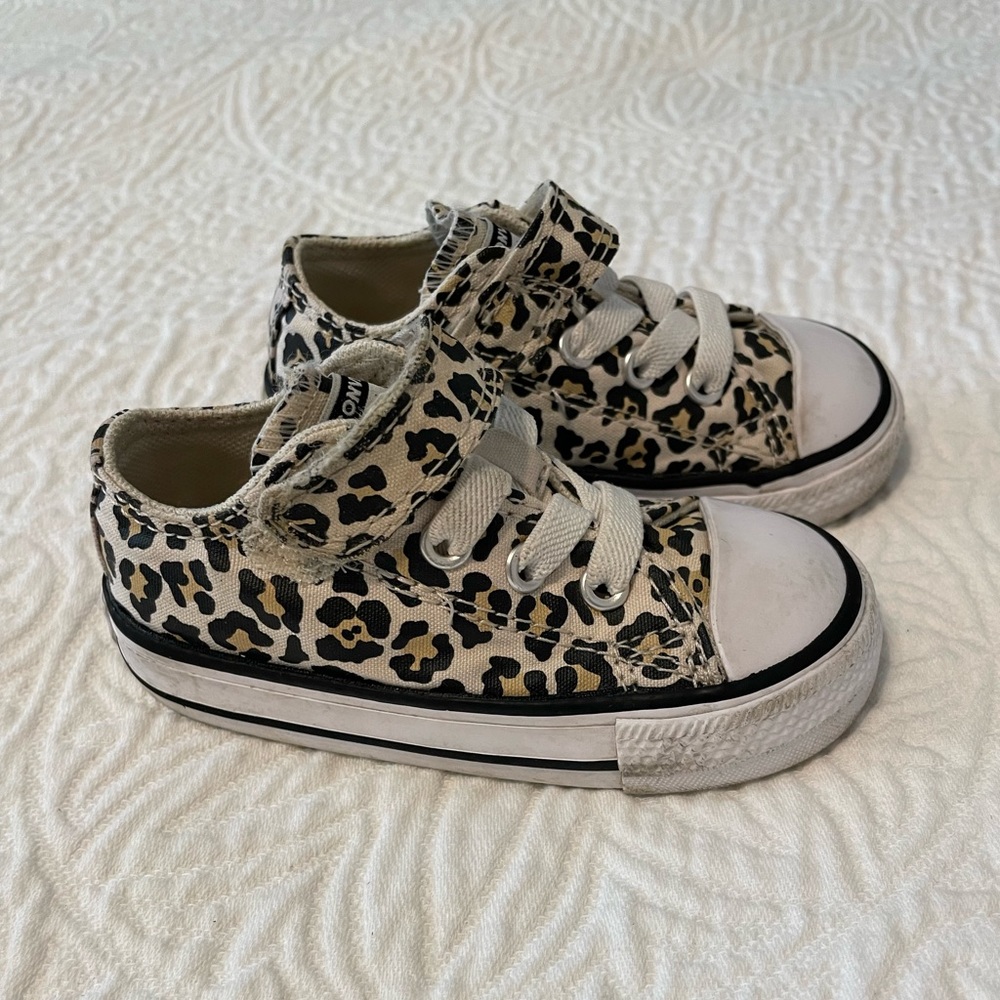 Toddler Girls Leopard Print Converse
